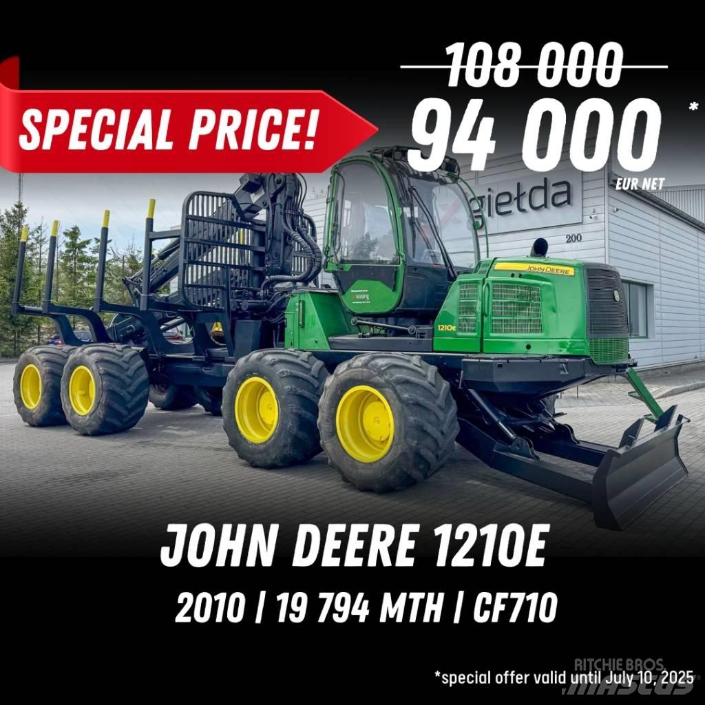 John Deere 1210E Kihordók