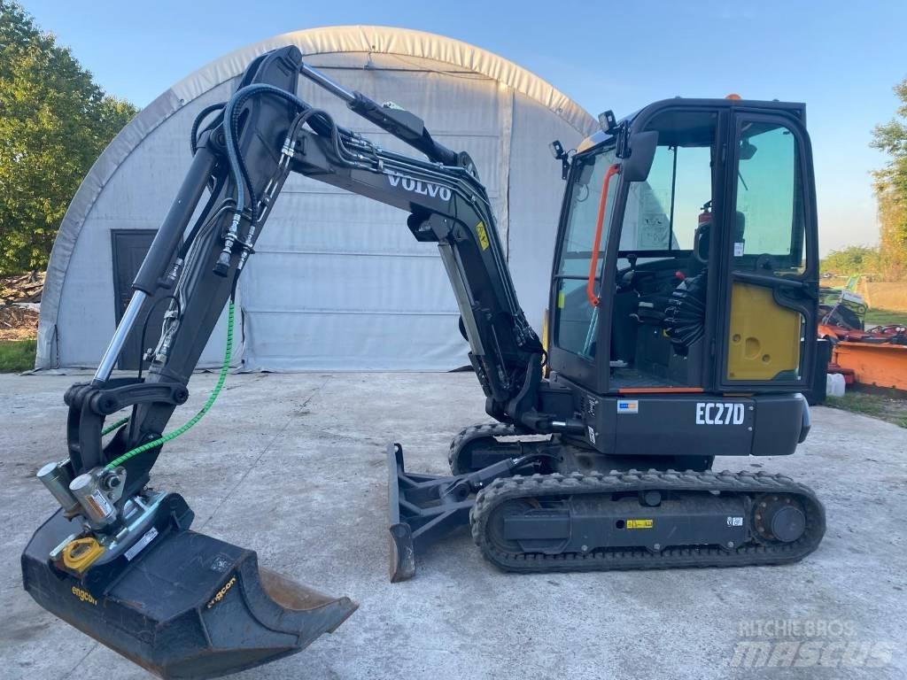 Volvo EC 27 D Mini kotrók < 7t