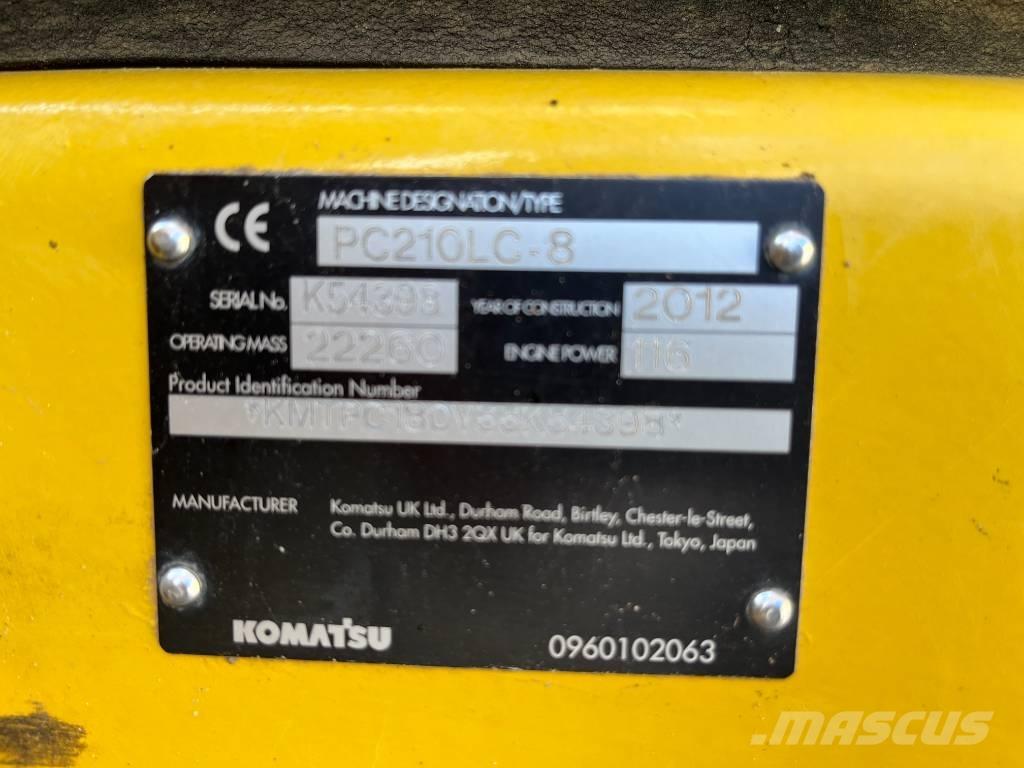 Komatsu PC 210 LC-8 Lánctalpas kotrók