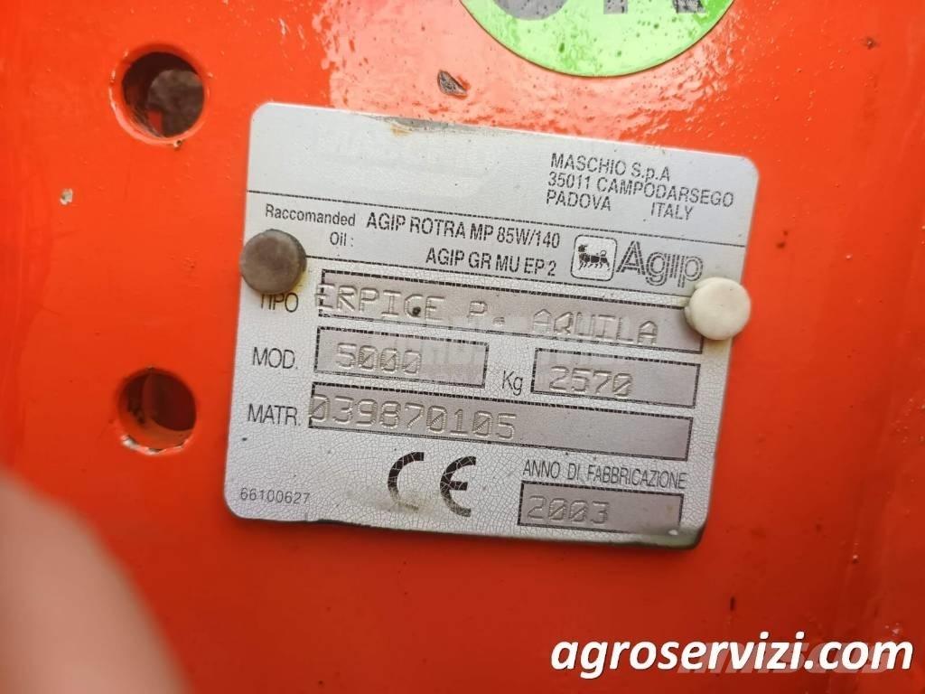 Maschio Aquila 5000 Kardánhajtású ekék és Forgó-boronák
