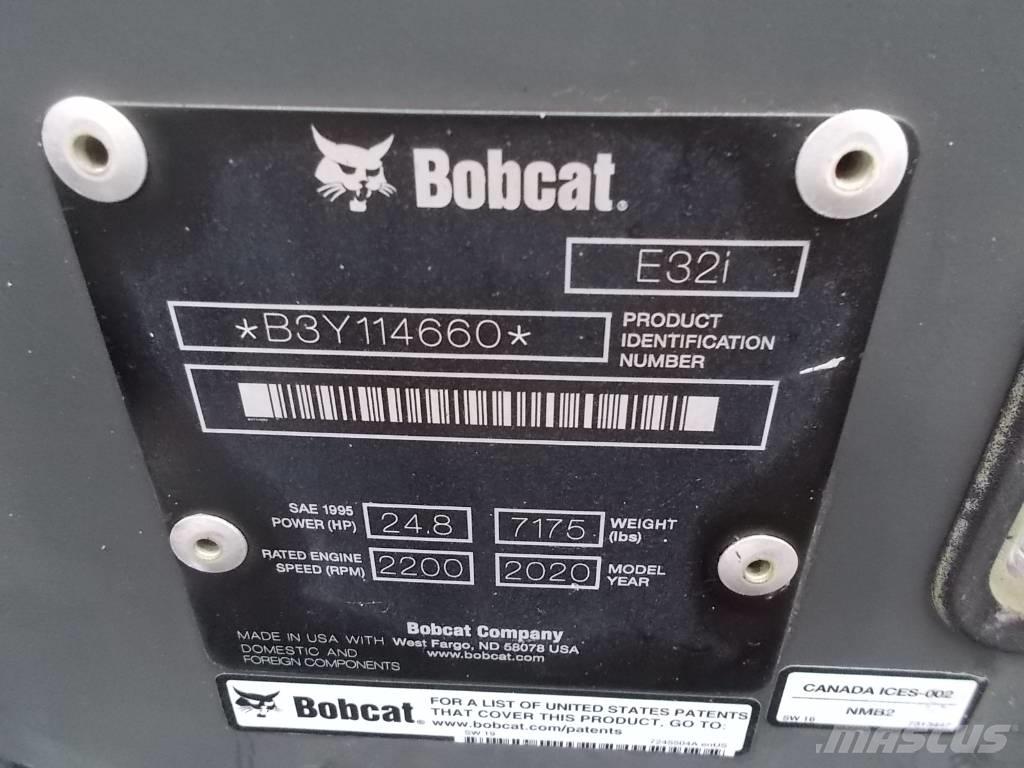 Bobcat E32i Mini kotrók < 7t