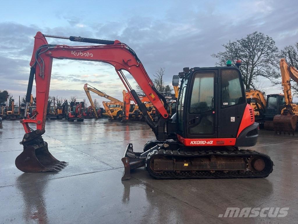 Kubota KX 080-4 Közepes (midi) kotrók 7 t - 12 t