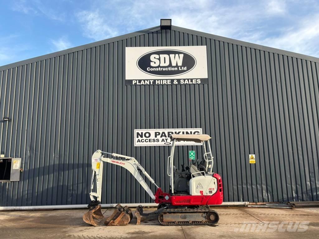 Takeuchi TB 216 Mini kotrók < 7t