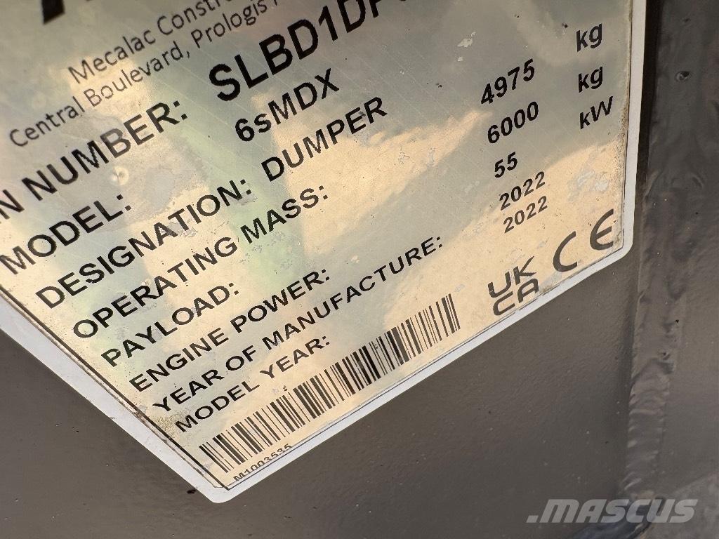 Mecalac 6 SMDX Mezei dömperek