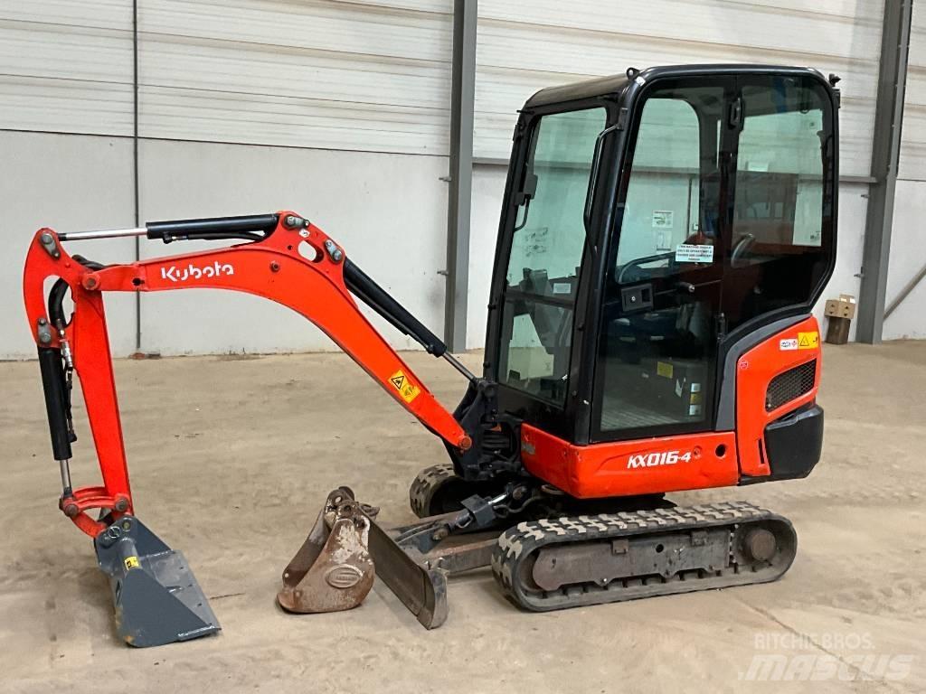 Kubota KX 016-4 Mini kotrók < 7t