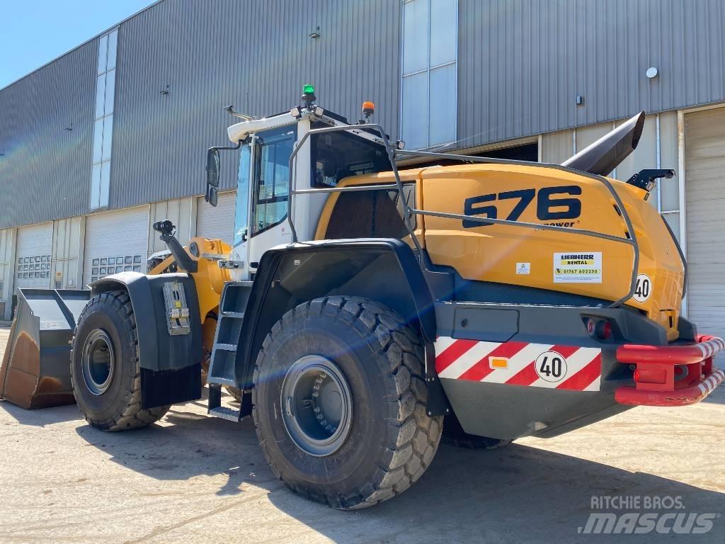 Liebherr L 576 Gumikerekes homlokrakodók