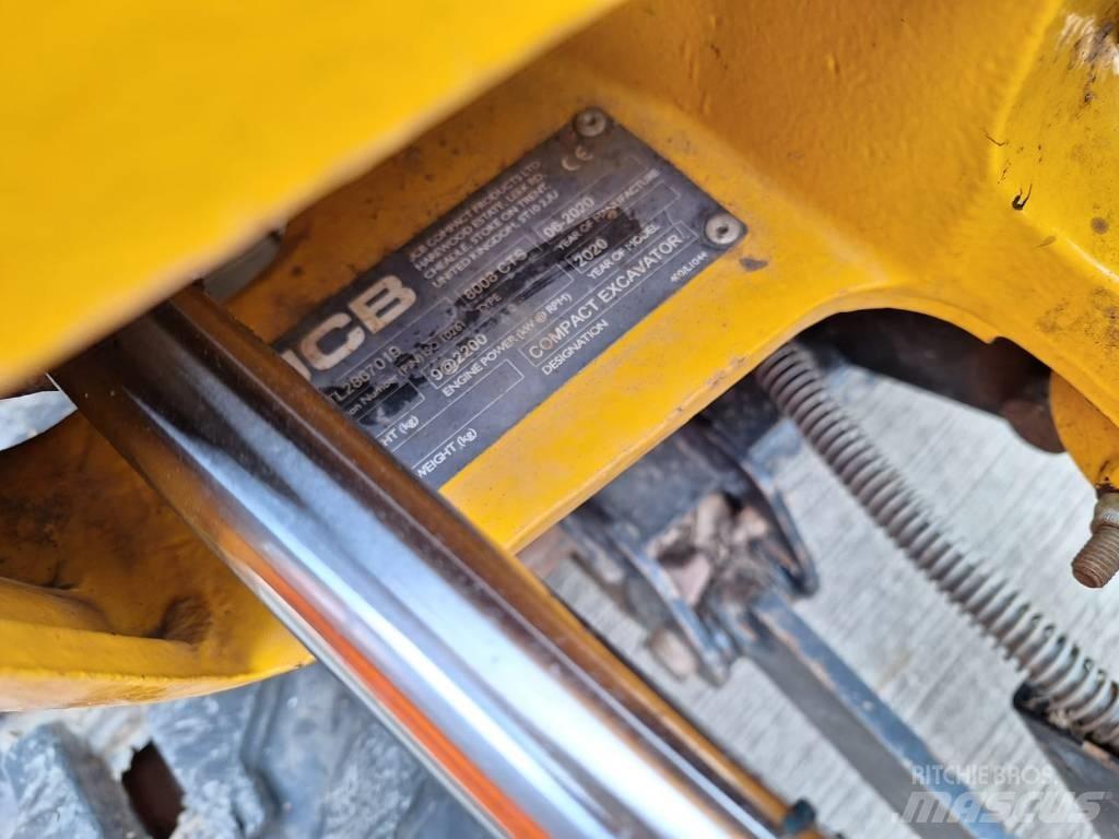 JCB 8008 Mini kotrók < 7t
