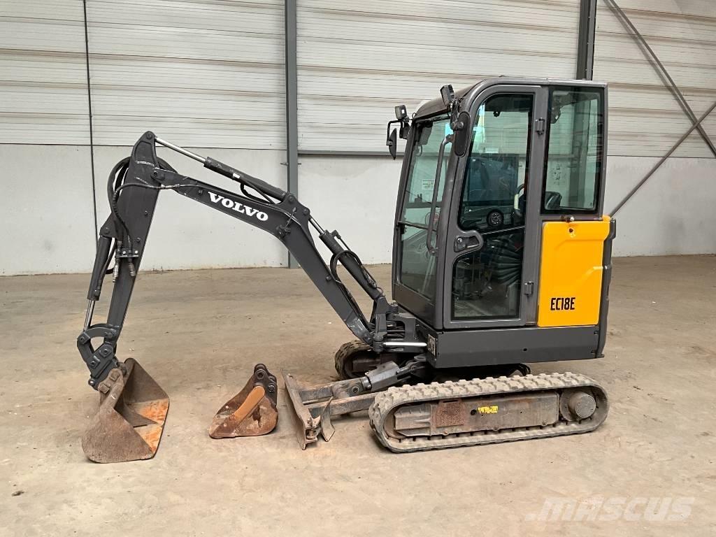 Volvo EC 18 E Mini kotrók < 7t