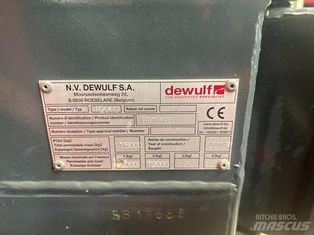 Dewulf R2060 Burgonya kombájnok és kiszedők