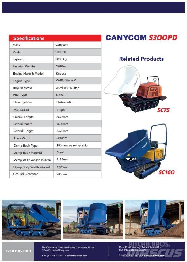 Canycom s300 Lánctalpas dömperek
