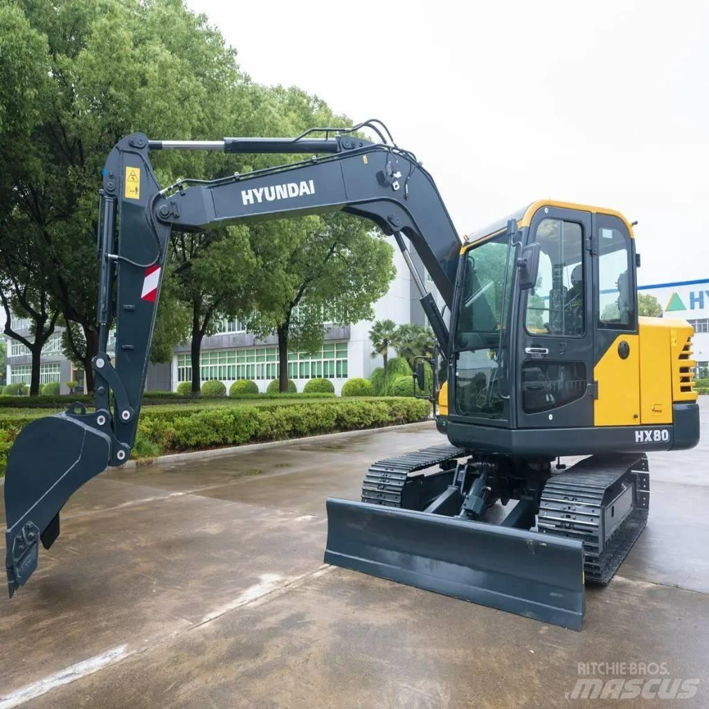 Hyundai HX80 Közepes (midi) kotrók 7 t - 12 t