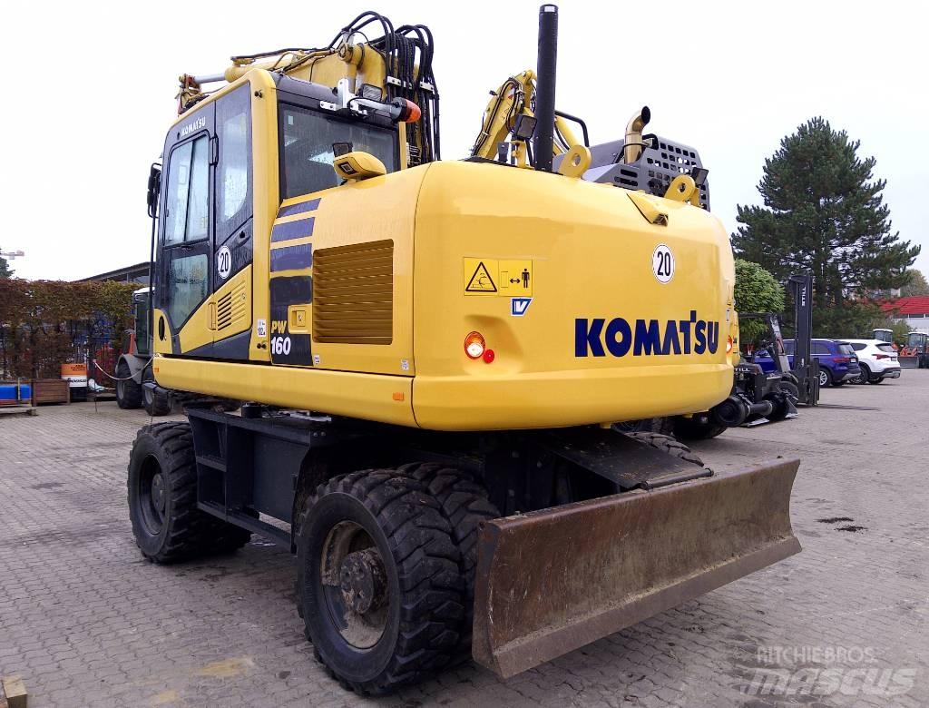 Komatsu PW160-11 Gumikerekes kotrók