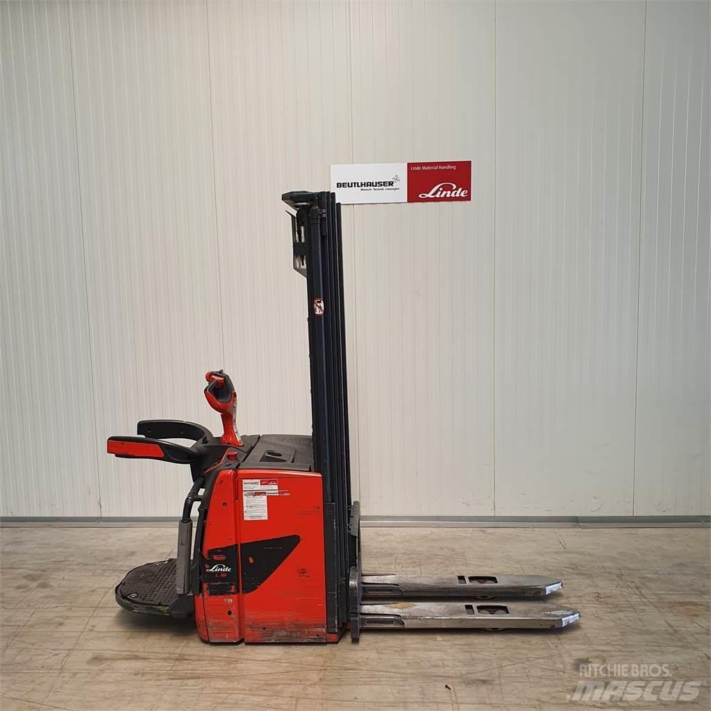 Linde L16AP Gyalogkíséretű targonca