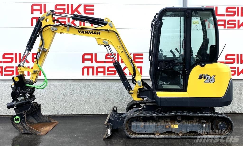 Yanmar SV 26 Mini kotrók < 7t