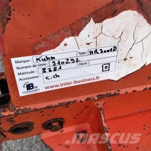 Kuhn HR3001D Kardánhajtású ekék és Forgó-boronák