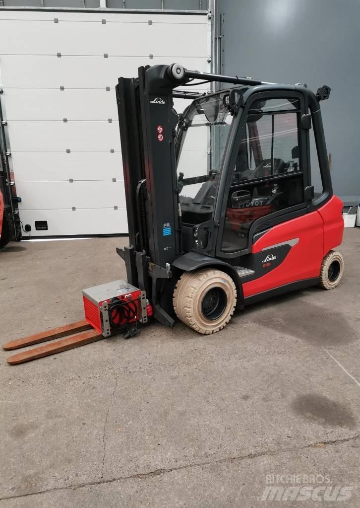 Linde E35L-01 Elektromos targoncák