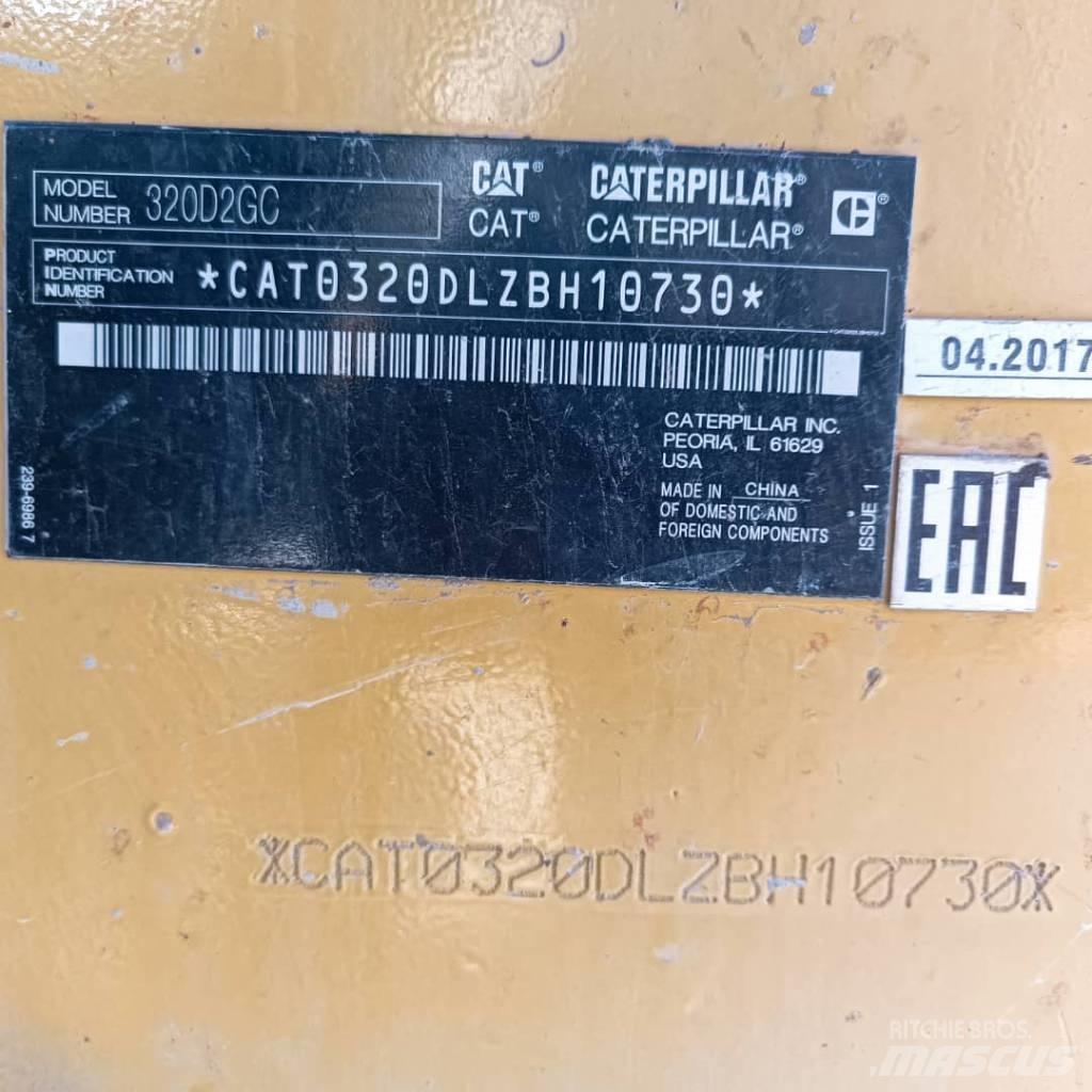 CAT 320D2 GC Lánctalpas kotrók