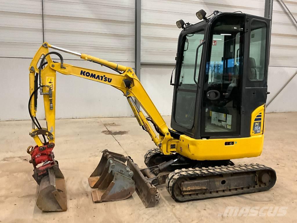 Komatsu PC 16 R-3 Mini kotrók < 7t
