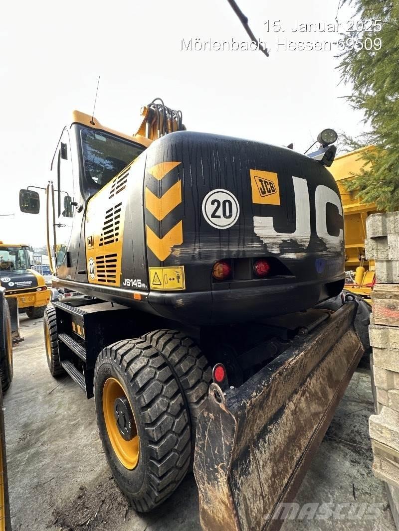 JCB JS145W PLUS Gumikerekes kotrók