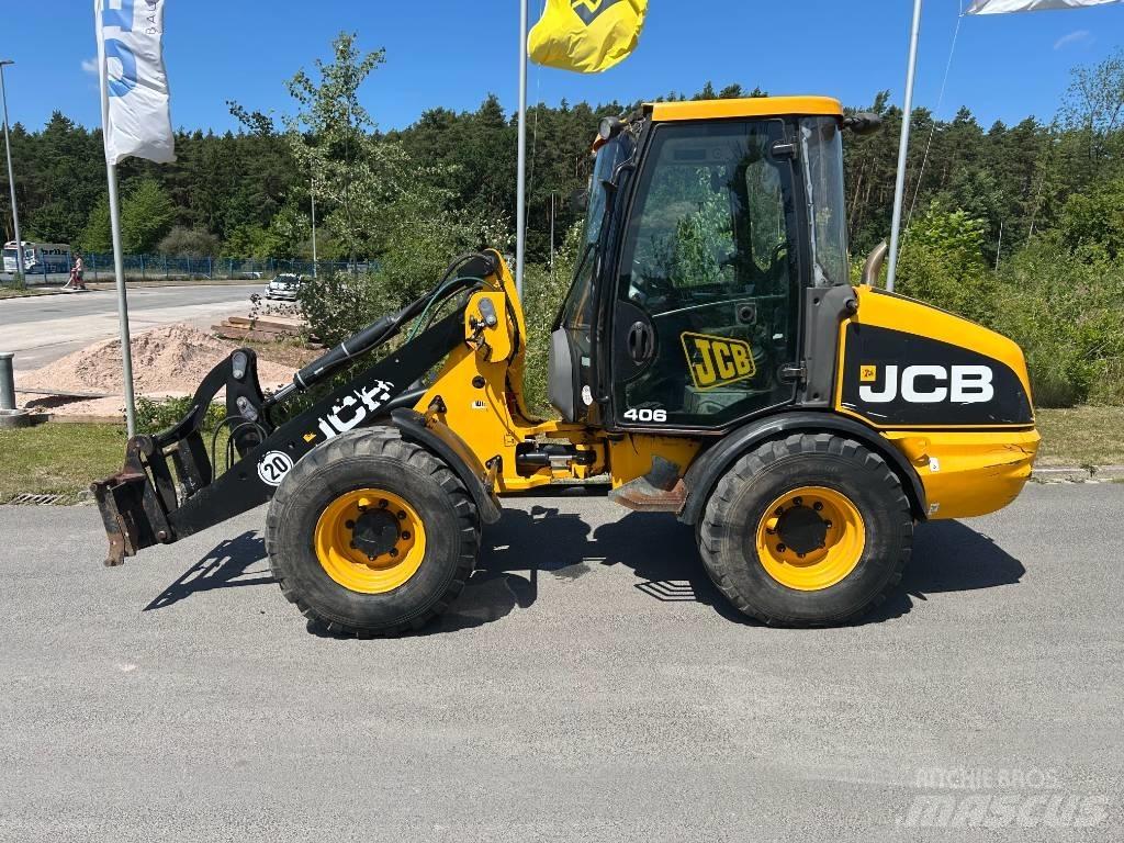 JCB 406 Gumikerekes homlokrakodók