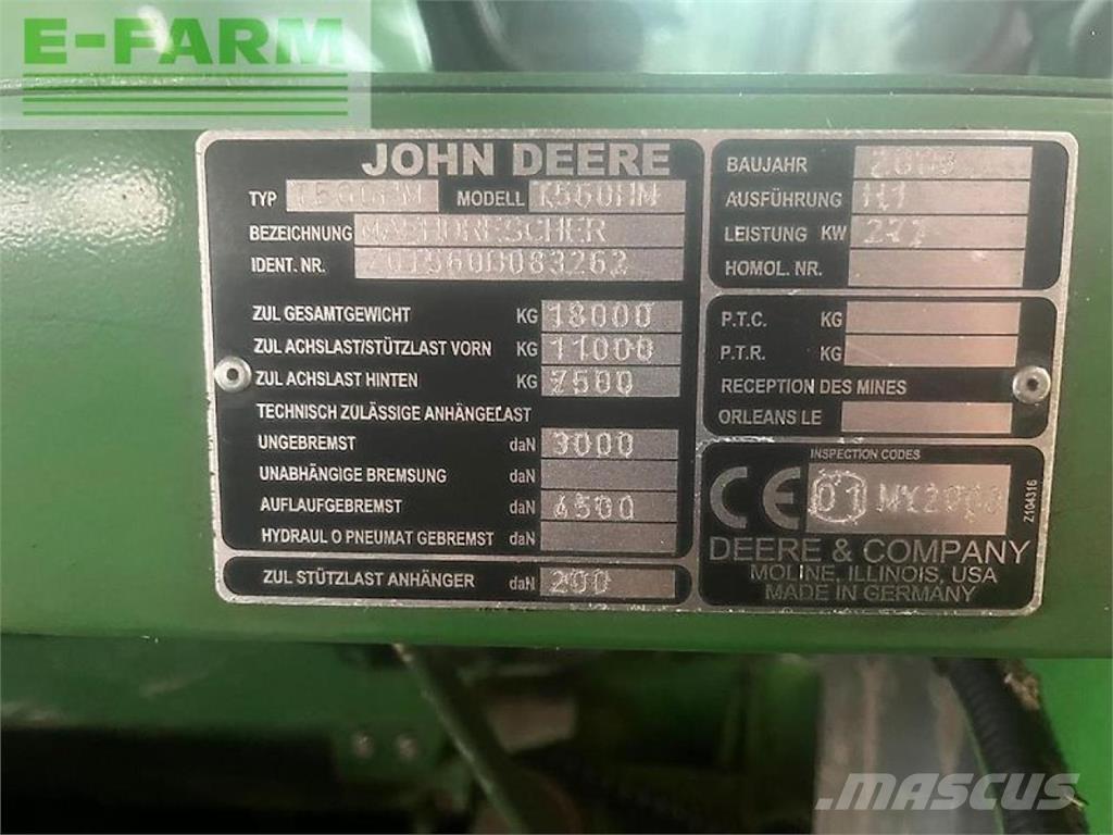 John Deere t560 hm Kombájnok