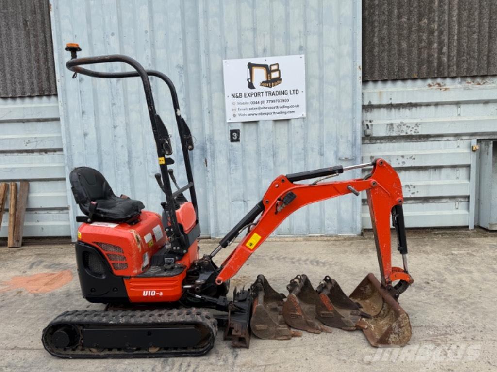 Kubota U 10 Mini kotrók < 7t