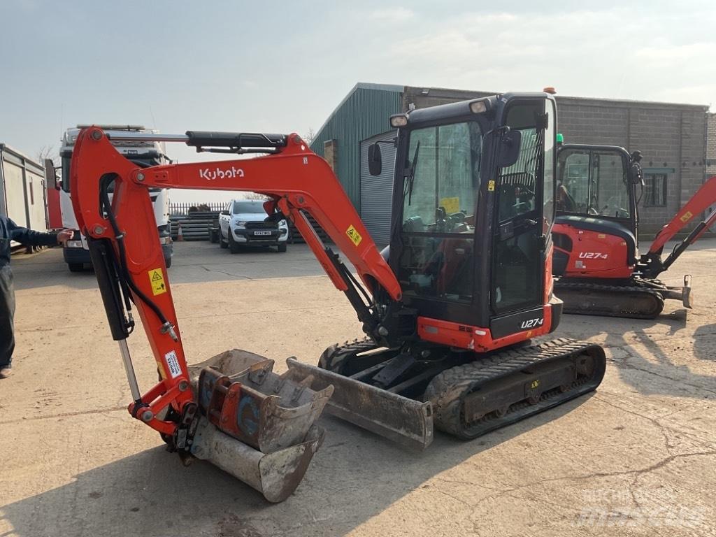 Kubota U27-4 Mini kotrók < 7t