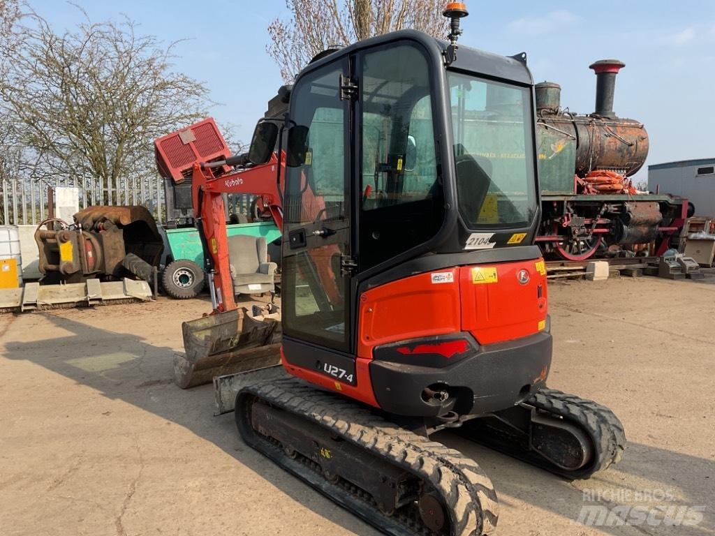 Kubota U27-4 Mini kotrók < 7t