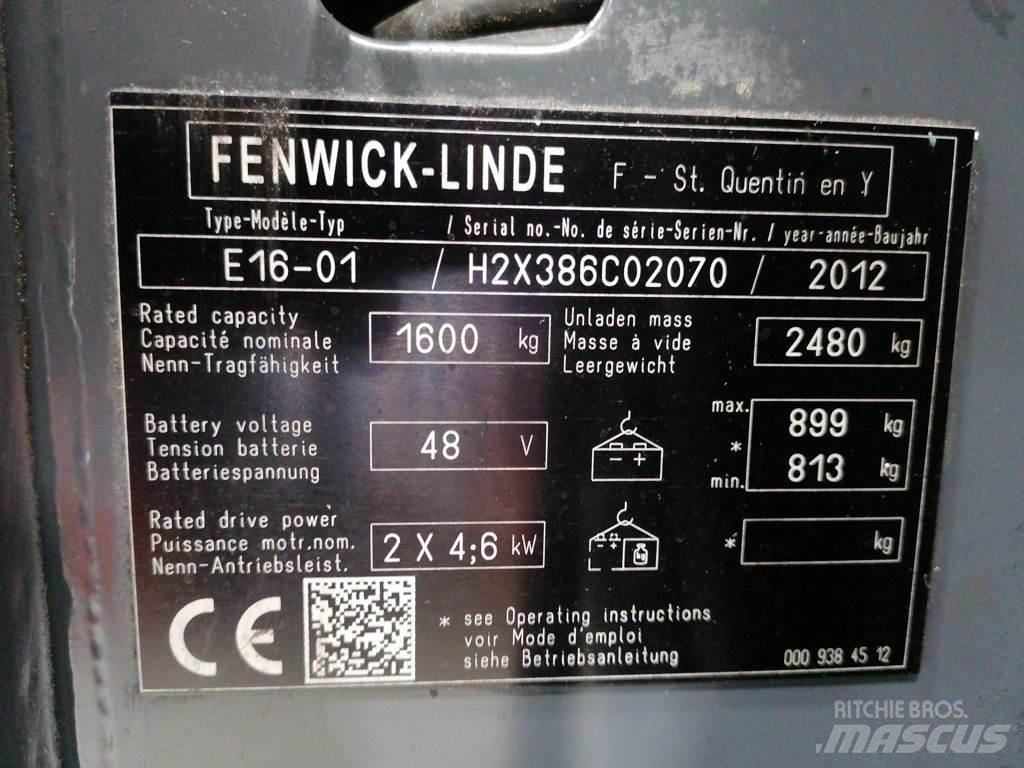 Linde E16-01 Elektromos targoncák