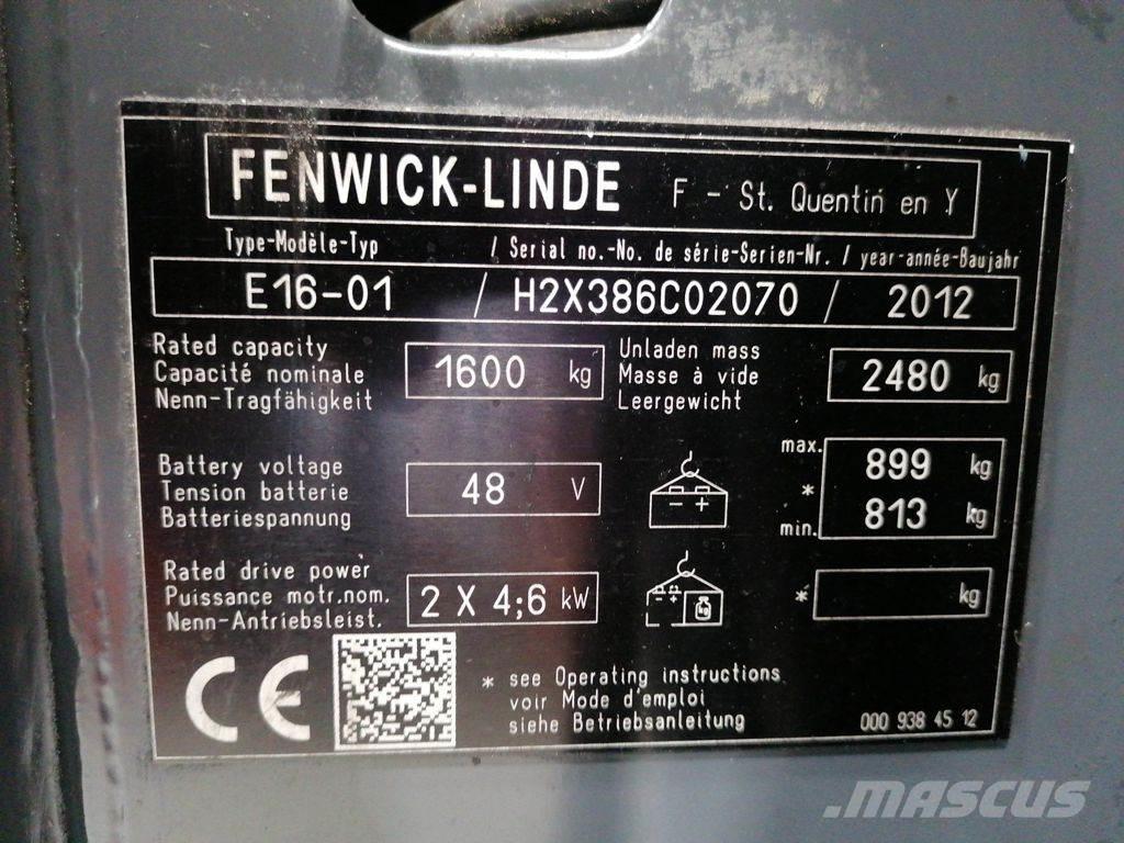 Linde E16-01 Elektromos targoncák
