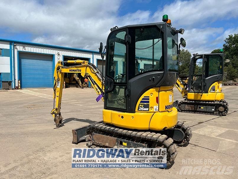 Komatsu PC 26 MR Mini kotrók < 7t