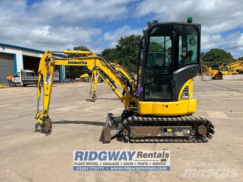 Komatsu PC 26 MR Mini kotrók < 7t