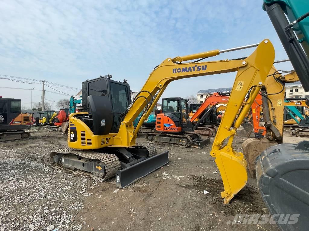 Komatsu PC 55 Mini kotrók < 7t