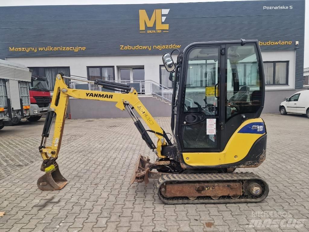 Yanmar SV 18 Mini kotrók < 7t