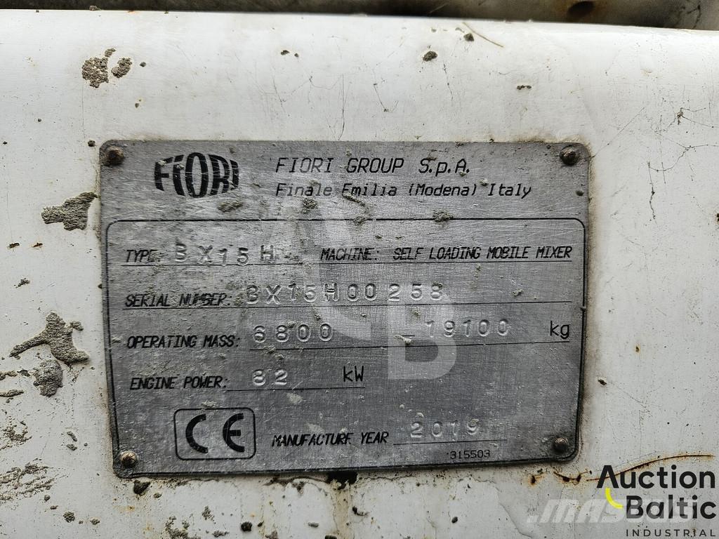 Fiori BX15H Betonkeverők/Betonpumpák