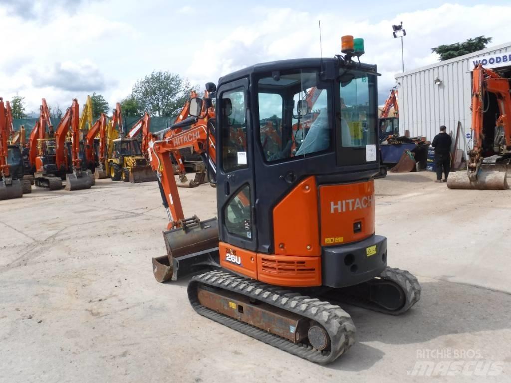 Hitachi ZX 26 U-6 Mini kotrók < 7t