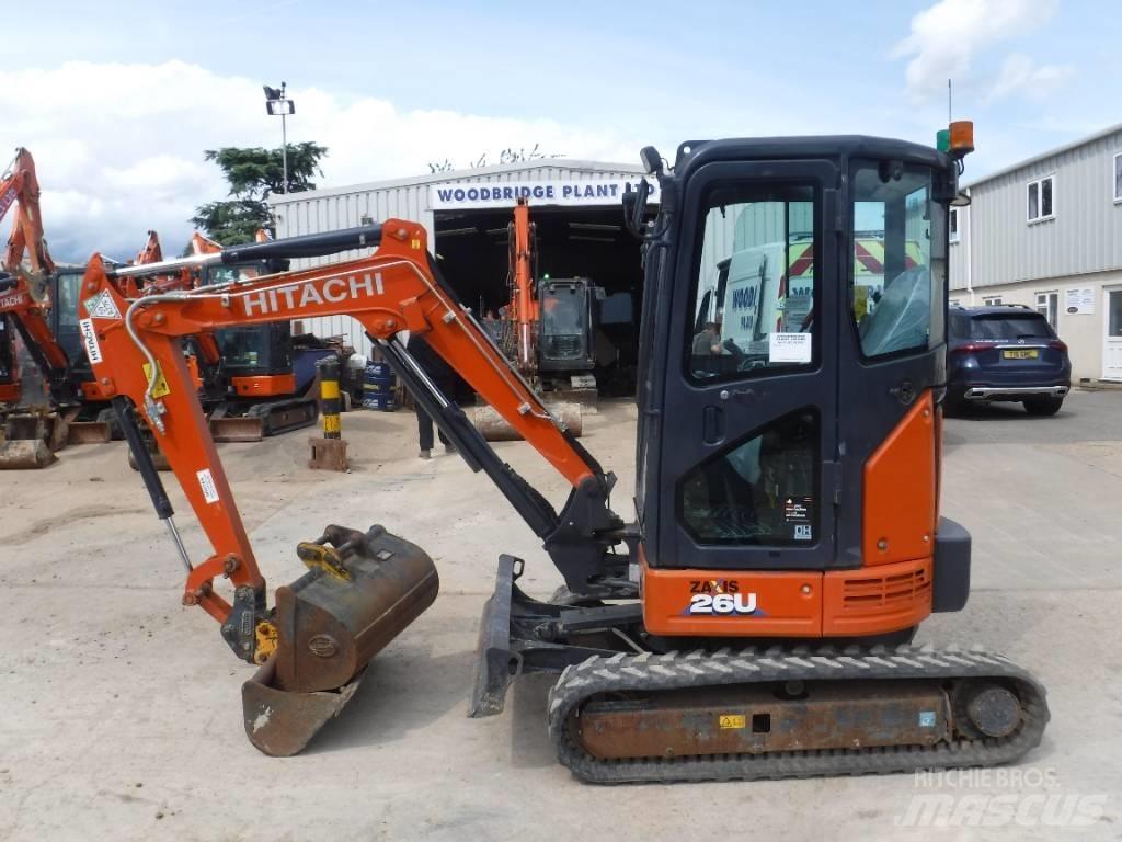 Hitachi ZX 26 U-6 Mini kotrók < 7t