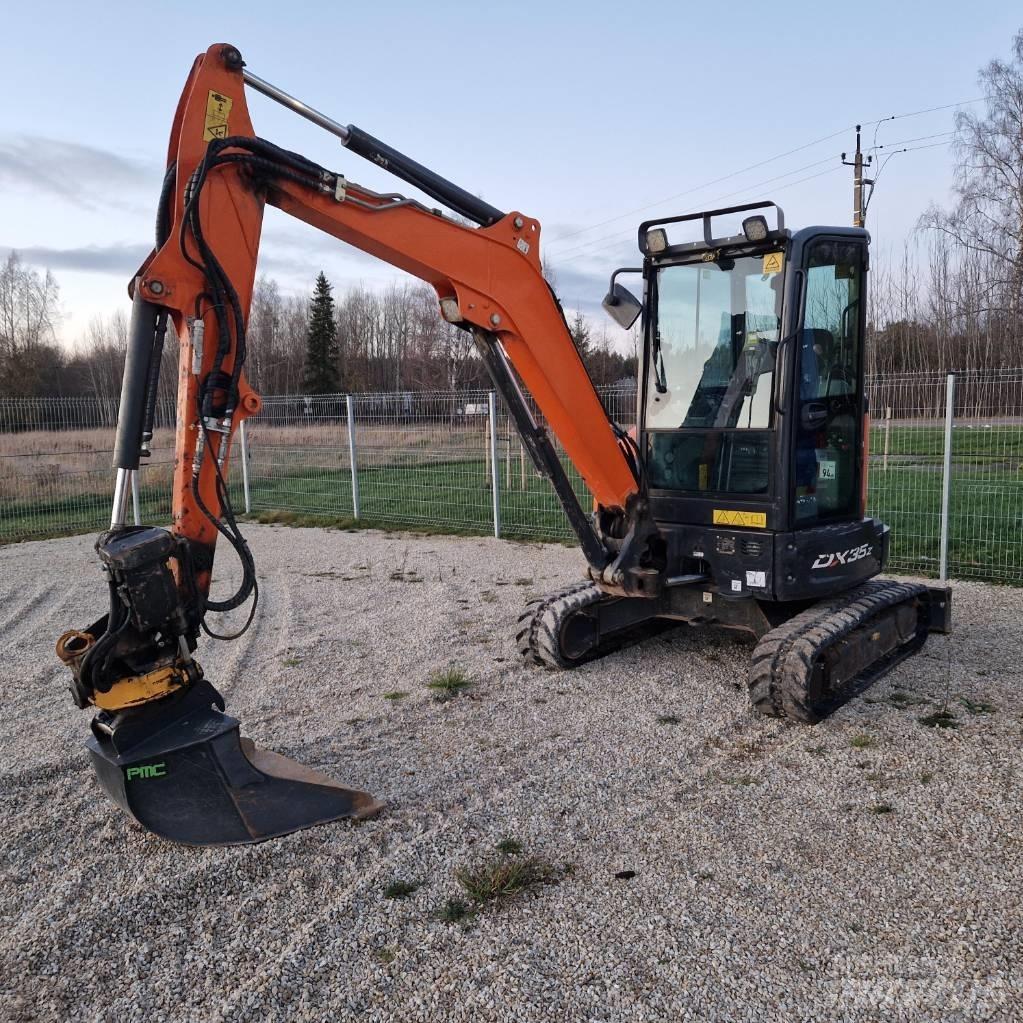 Doosan DX 35 Z Mini kotrók < 7t