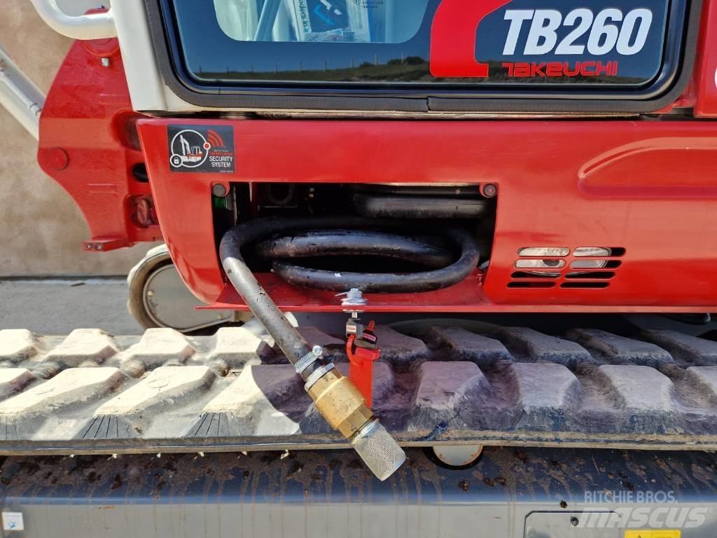 Takeuchi TB 260 Mini kotrók < 7t
