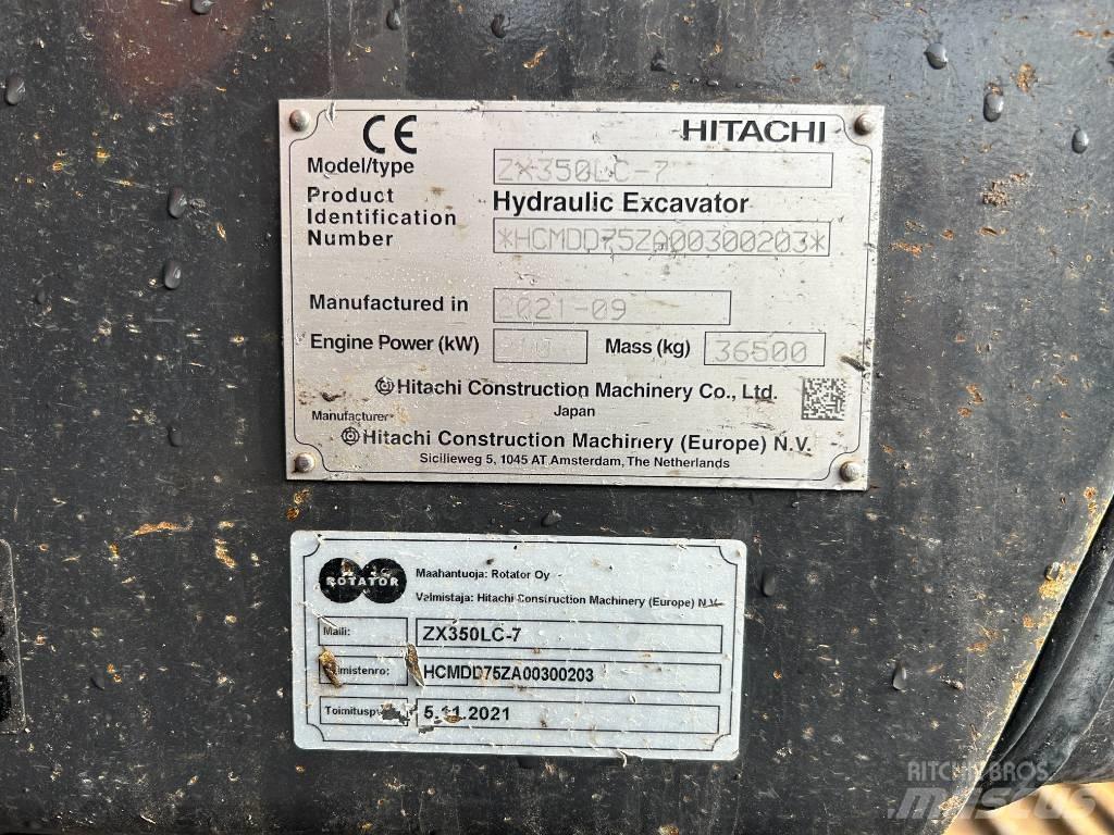 Hitachi ZX350LC-7 Lánctalpas kotrók