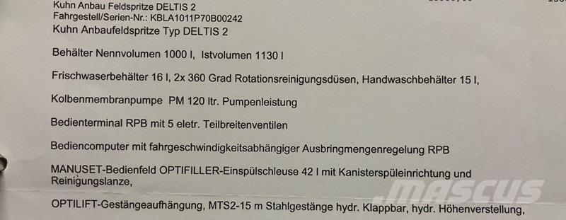 Kuhn Deltis 2 Egyéb mezőgazdasági gépek