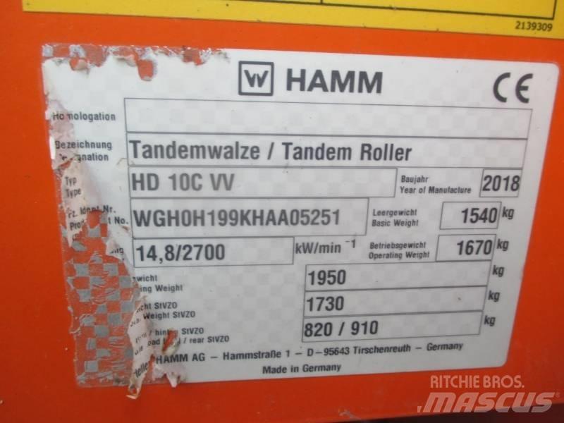 Hamm HD 10 C VV Ikerdobos hengerek