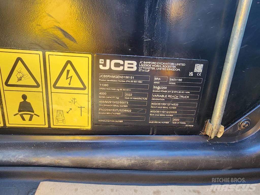 JCB 540-180 Teleszkópos rakodók