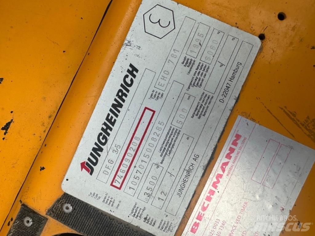 Jungheinrich EFD35 Dízel targoncák