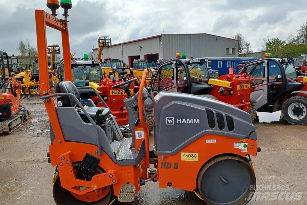 Hamm HD 8 VV Ikerdobos hengerek