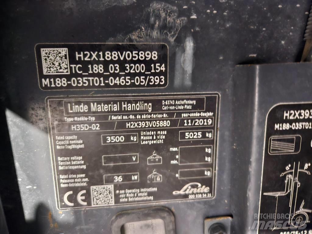Linde H35D Dízel targoncák