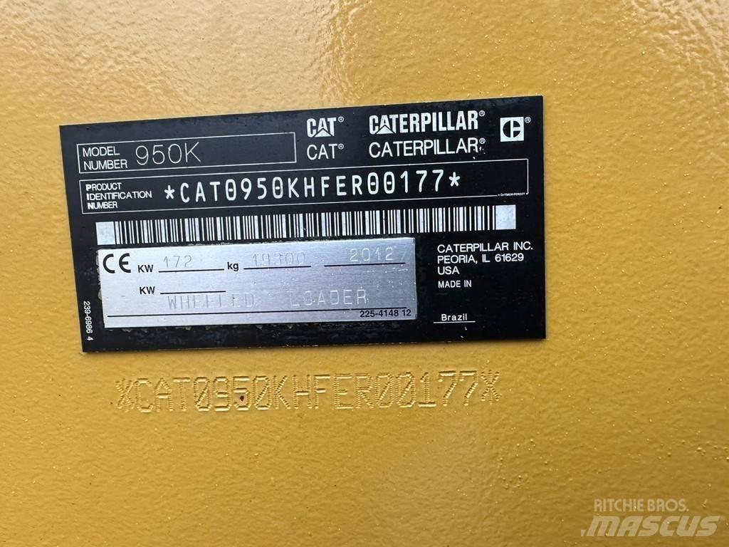 CAT 950K Gumikerekes homlokrakodók
