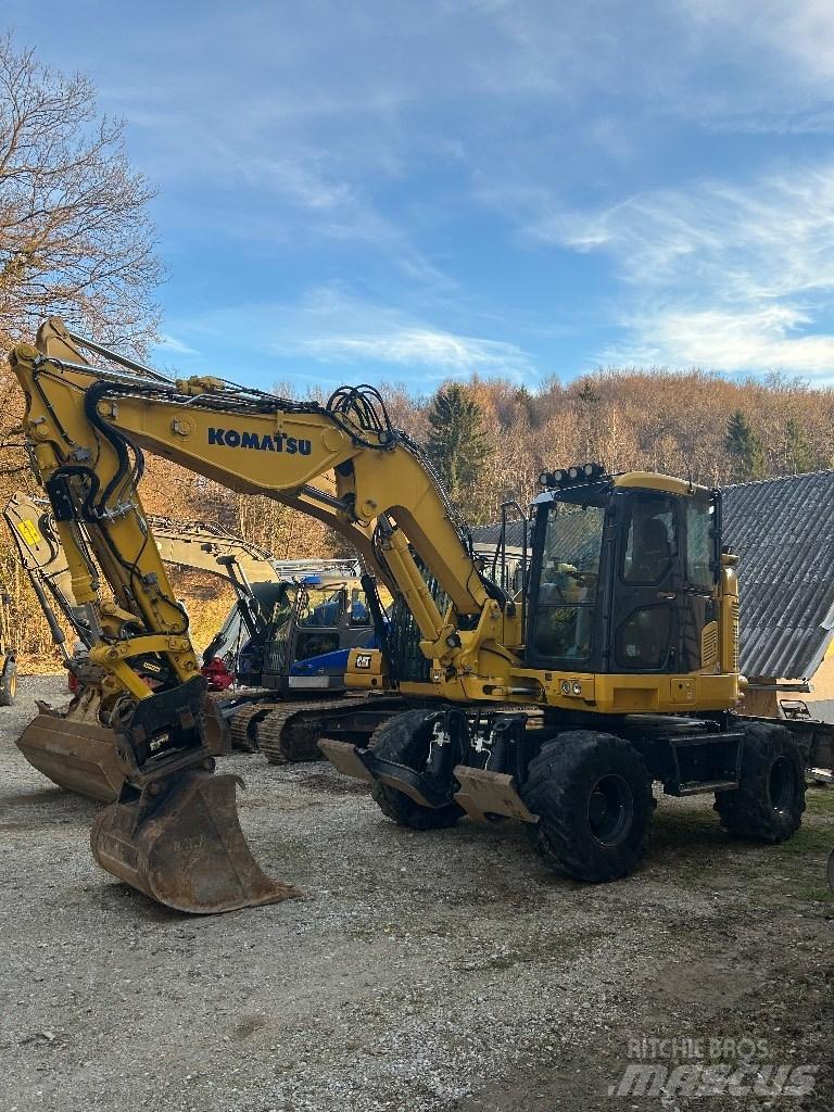 Komatsu Pw118mr11 Gumikerekes kotrók