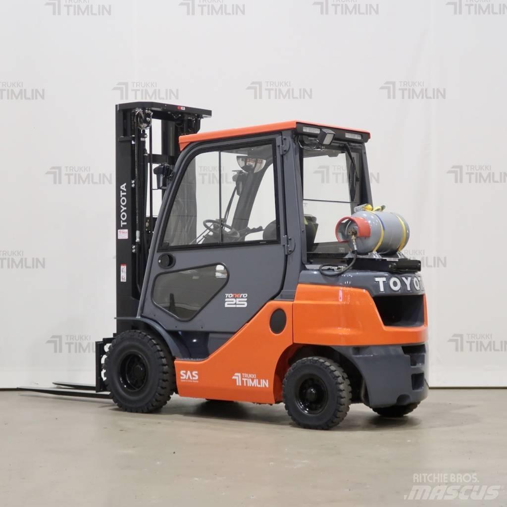 Toyota 02-8FGF25 Gázüzemű targoncák