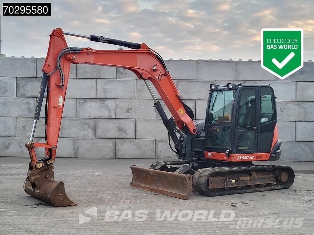Kubota KX080-4a Mini kotrók < 7t